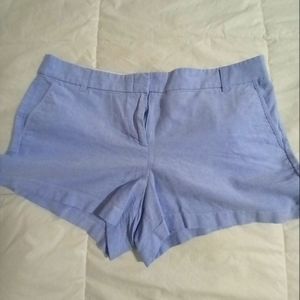 Women light blue J. Crew shorts